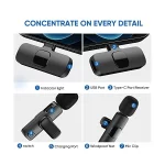 میکروفن یقه ای بی سیم مدل K9 Dual Type-C
