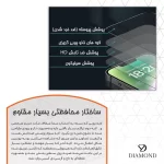 محافظ صفحه نمایش مات آنتی بلو دیاموند مدل Tough