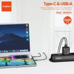 شارژر دیواری 45 وات سوپرفست موکسوم مدل S24 ULTRA