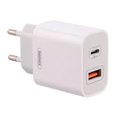 شارژر دیواری 20 وات ریمکس مدل FAST CHARGE APPLE