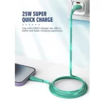 کابل تبدیل USB به microUSB الدینیو مدل LS611 طول 1 متر